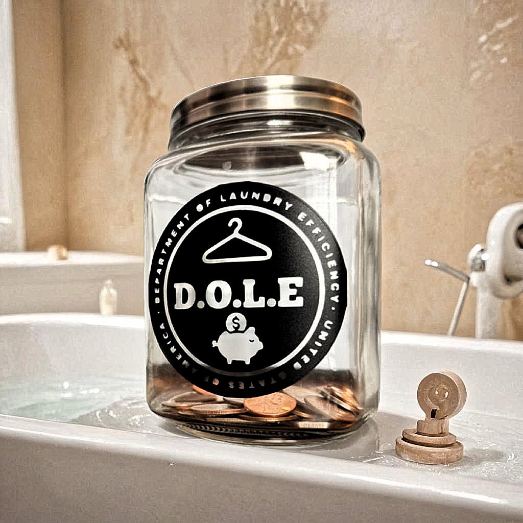 D.O.L.E LAUNDRY PIGGY BANK