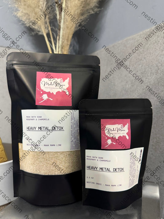 HEAVY METAL DETOX- BATH- Rosemary & Chamomile